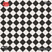 Interlock (Pasco) 10x10 cm · SQ11-79 · Diagonal Checker in Kerb Frame