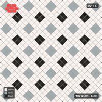 Interlock (Pasco) 10x10 cm · SQ11-87 · Two-Tone Harlequin Diamonds