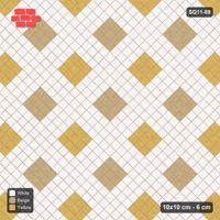 Interlock (Pasco) 10x10 cm · SQ11-89 · Two-Tone Harlequin Diamonds