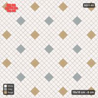Interlock (Pasco) 10x10 cm · SQ11-93 · Open Diamond Lattice, Two-Tone
