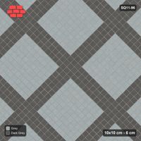 Interlock (Pasco) 10x10 cm · SQ11-96 · Diagonal Plaza Grid