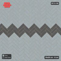 Interlock (Pasco) 10x30 cm · RC13-106 · Herringbone 45 30 cm horizontal feature band