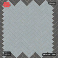 Interlock (Pasco) 10x30 cm · RC13-122 · Herringbone 45 30 cm accent border with Kerb 38F frame