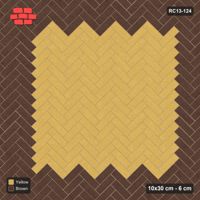 Interlock (Pasco) 10x30 cm · RC13-124 · Herringbone 45 40 cm accent border