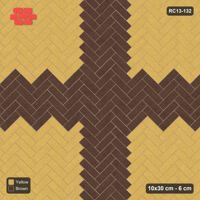 Interlock (Pasco) 10x30 cm · RC13-132 · Herringbone 45 60 cm cross