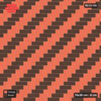 Interlock (Pasco) 10x30 cm · RC13-143 · Herringbone 90 two-tone by orientation