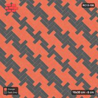 Interlock (Pasco) 10x30 cm · RC13-156 · Herringbone 45 40 cm diagonal stair stripes