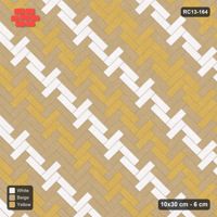 Interlock (Pasco) 10x30 cm · RC13-164 · Herringbone 45 30 cm graded diagonal tones