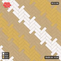 Interlock (Pasco) 10x30 cm · RC13-168 · Herringbone 45 60 cm graded diagonal tones