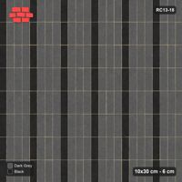 Interlock (Pasco) 10x30 cm · RC13-18 · Vertical stack bond with stripes