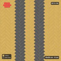 Interlock (Pasco) 10x30 cm · RC13-194 · Herringbone 45 twin 40 cm zig-zag bands