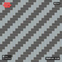 Interlock (Pasco) 10x30 cm · RC13-2 · Two-tone herringbone 90