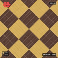 Interlock (Pasco) 10x30 cm · RC13-20 · Two-tone double parquet