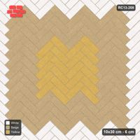 Interlock (Pasco) 10x30 cm · RC13-208 · Herringbone 45 40 cm concentric rings with Kerb 54F frame
