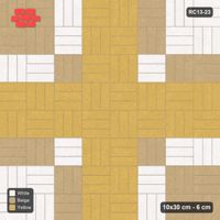Interlock (Pasco) 10x30 cm · RC13-23 · Basketweave with golden cross