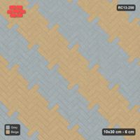 Interlock (Pasco) 10x30 cm · RC13-250 · Herringbone 45 90 cm diagonal stair stripes