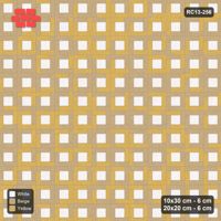 Interlock (Pasco) 10x30 cm · RC13-256 · Pinwheel ACW, 20x20 Centres, Tonal Planks - Golden Sand