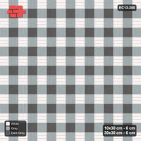 Interlock (Pasco) 10x30 cm · RC13-280 · Weave-3 + Slab Checker, Grid 1:3, Two-Tone Weave - Monochrome