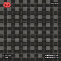Interlock (Pasco) 10x30 cm · RC13-299 · Weave-3 + 10x10 Dots, Grid 1:3, Solid Planks - Night Sky