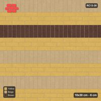 Interlock (Pasco) 10x30 cm · RC13-30 · Half-bond courses with vertical plank band