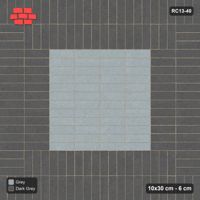 Interlock (Pasco) 10x30 cm · RC13-40 · Stack field with triple soldier border