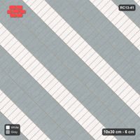 Interlock (Pasco) 10x30 cm · RC13-41 · Diagonal stack bond with wide stripes