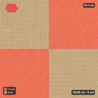 Interlock (Pasco) 10x30 cm · RC13-48 · Double basketweave with large checker