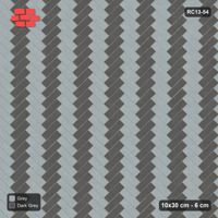 Interlock (Pasco) 10x30 cm · RC13-54 · Herringbone 45 two-tone by orientation