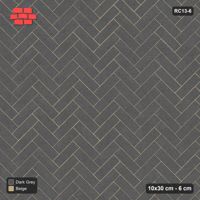 Interlock (Pasco) 10x30 cm · RC13-6 · Herringbone 45 with kerb frame