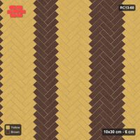 Interlock (Pasco) 10x30 cm · RC13-60 · Herringbone 45 60 cm colour columns