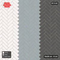 Interlock (Pasco) 10x30 cm · RC13-62 · Herringbone 45 90 cm colour columns with Kerb 42F frame
