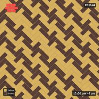 Interlock (Pasco) 10x30 cm · RC13-64 · Herringbone 45 30 cm diagonal stair stripes