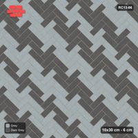 Interlock (Pasco) 10x30 cm · RC13-66 · Herringbone 45 40 cm diagonal stair stripes