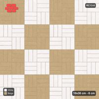 Interlock (Pasco) 10x30 cm · RC13-8 · Basketweave with colour checker