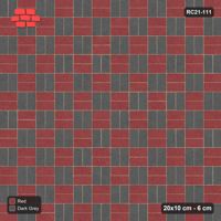 Interlock (Pasco) 20x10 cm · RC21-111 · Basketweave, Chequer Blocks