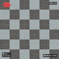 Interlock (Pasco) 20x10 cm · RC21-118 · Basketweave, Large Chequer
