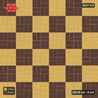 Interlock (Pasco) 20x10 cm · RC21-119 · Basketweave, Large Chequer