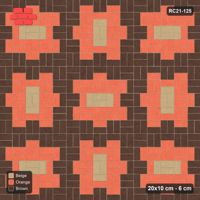 Interlock (Pasco) 20x10 cm · RC21-125 · Basketweave, Medallion Squares