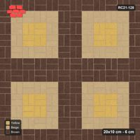 Interlock (Pasco) 20x10 cm · RC21-128 · Basketweave, Medallion Squares
