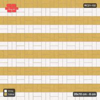 Interlock (Pasco) 20x10 cm · RC21-132 · Basketweave, Striped Rows