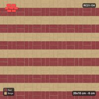 Interlock (Pasco) 20x10 cm · RC21-134 · Basketweave, Striped Rows