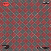 Interlock (Pasco) 20x10 cm · RC21-136 · Diagonal Parquet, Chequer