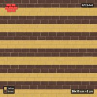 Interlock (Pasco) 20x10 cm · RC21-148 · Running Bond 1/3, Wide Course Stripes