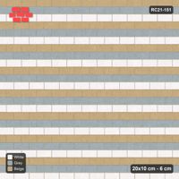 Interlock (Pasco) 20x10 cm · RC21-151 · Running Bond, Three-Tone Courses