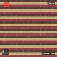 Interlock (Pasco) 20x10 cm · RC21-153 · Running Bond, Three-Tone Courses