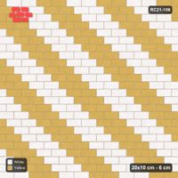 Interlock (Pasco) 20x10 cm · RC21-156 · Running Bond, Diagonal Steps 40