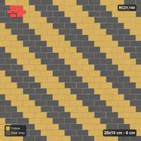 Interlock (Pasco) 20x10 cm · RC21-160 · Running Bond, Diagonal Steps 40