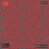 Interlock (Pasco) 20x10 cm · RC21-167 · Running Bond 1/3, Accent Dots