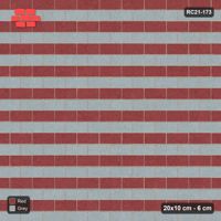 Interlock (Pasco) 20x10 cm · RC21-173 · Running Bond, Striped, 40H Kerb Frame