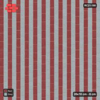 Interlock (Pasco) 20x10 cm · RC21-180 · Vertical Running Bond 1/3, Alternate Courses